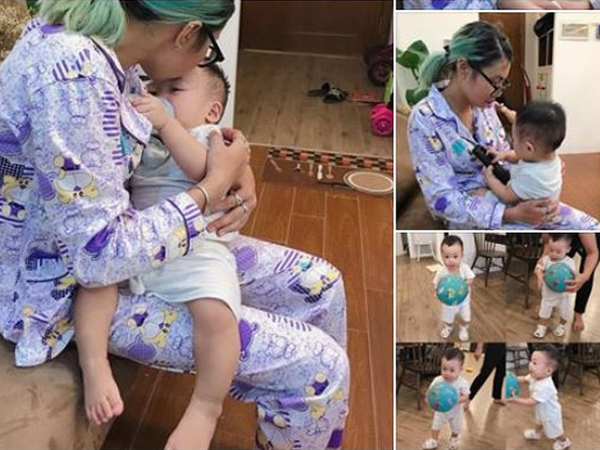 'Hot girl Bella' bất ngờ được ra viện, đoàn tụ với con trai đúng dịp nghỉ lễ, tâm sự 'sẽ về trồng rau, nuôi gà để nuôi con'