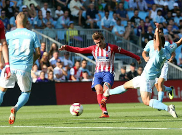 Atletico Madrid thua trận đầu ở La Liga