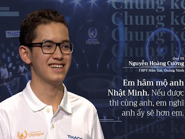 Hoàng Cường trở thành tân quán quân 'Đường lên đỉnh Olympia' năm 18