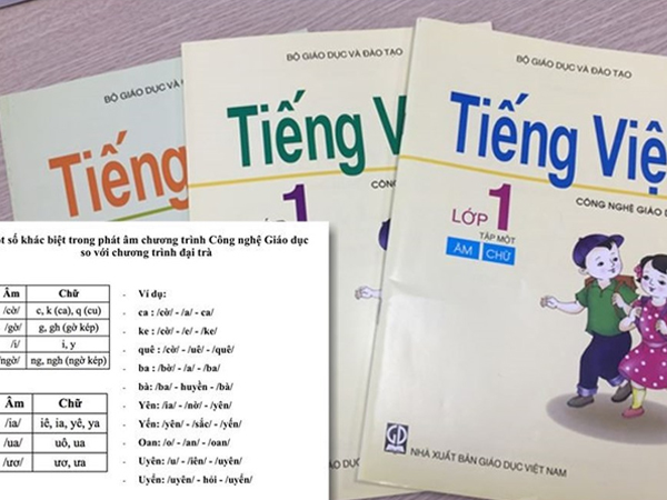 Sắp tới sẽ sử dụng nhiều phương pháp đánh vần tiếng Việt khác nhau