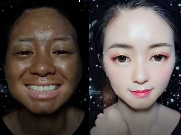 Chứng kiến cô gái 'đổi trắng thay đen' gương mặt một cách ngoạn mục, cánh đàn ông kêu trời vì chẳng còn biết tin ai