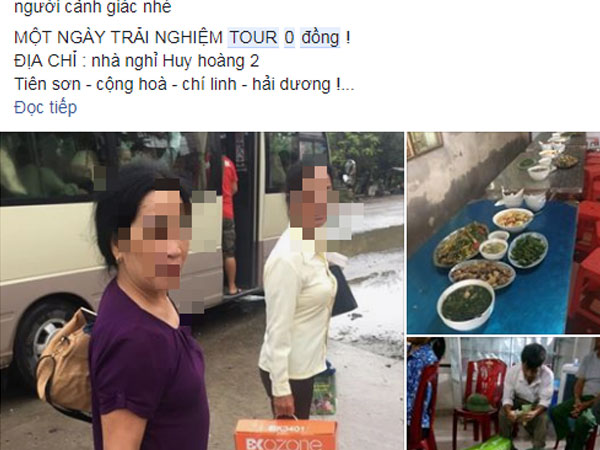 Hàng loạt người dân phàn nàn việc bị 'dụ' mua hàng giá cao khi tham gia các tour du lịch 0 đồng