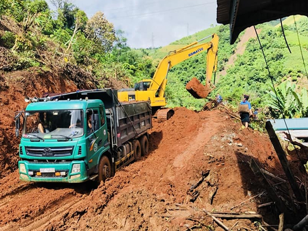 Sơn La: Khắc phục hậu quả các tuyến đường giao thông sau mưa lũ