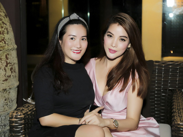 Trương Ngọc Ánh gương mặt khác lạ xuất hiện bên bà xã Bình Minh