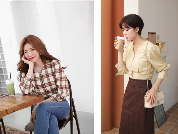Váy áo kẻ giúp nàng đi chơi hay công sở đều xinh