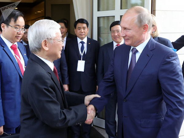 Tổng Bí thư Nguyễn Phú Trọng gửi điện cảm ơn Tổng thống Vladimir Putin