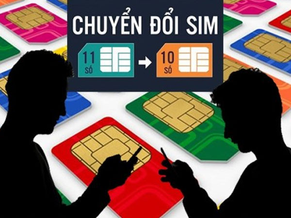 Lịch chuyển đổi SIM 11 thành 10 số của Viettel, MobiFone, VinaPhone