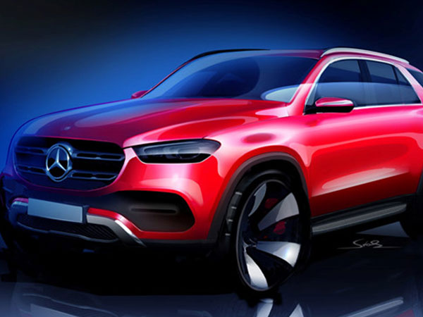 Mercedes công bố phác thảo mẫu SUV GLE 2019 trước ngày ra mắt