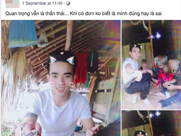 Nghi phạm vụ xương người trong ngôi nhà hoang bình thản đăng ảnh đi chơi, khoe cả sấp tiền trên facebook sau khi sát hại nạn nhân