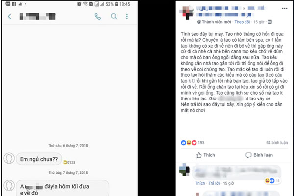 Kể lể người đàn ông lạ nhắn tin gạ gẫm vào khách sạn, cô gái không ngờ lại bị dân mạng mắng vì điều này