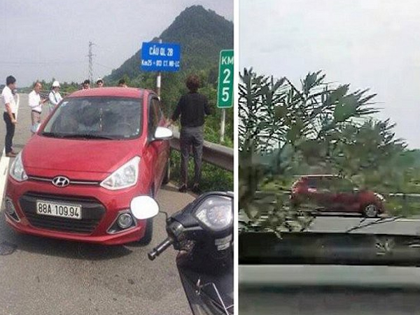 Tước giấy phép lái xe của nữ tài xế chạy ngược chiều vun vút trên cao tốc Nội Bài - Lào Cai