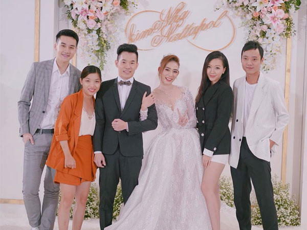 Kim Nhã BB-BG lộng lẫy như công chúa trong đám cưới lần 2 với bạn trai người Thái