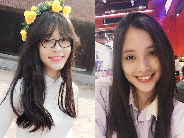 Hoa hậu và Á hậu, ai mới là 'thiên thần áo trắng' khi còn học cấp 3?