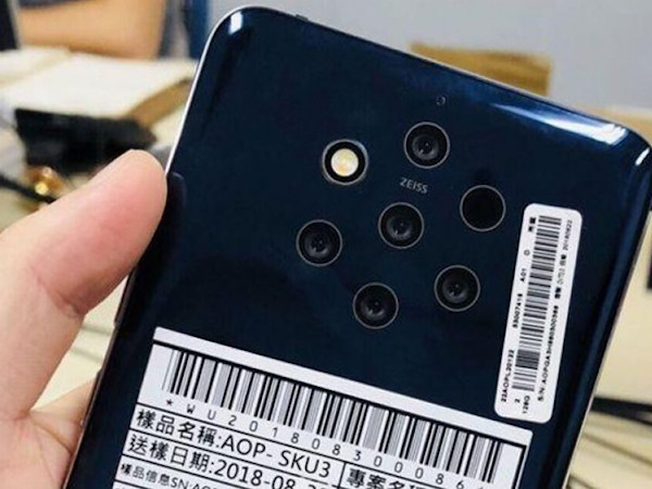 Nokia 9 trang bị 5 camera ở mặt sau trì hoãn ra mắt