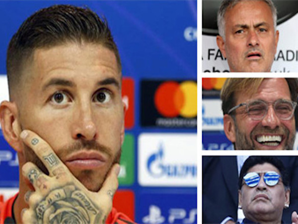 Ramos khó ở, 'cà khịa' từ Mourinho, Klopp, Maradona, Griezmann cho đến Ronaldo