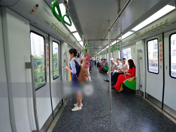 Ảnh: Trải nghiệm bên trong đoàn tàu đường sắt trên cao Cát Linh - Hà Đông ngày chính thức chạy thử