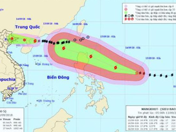 Bão số 5 cách Móng Cái 400 km, Quảng Ninh ban hành công điện khẩn