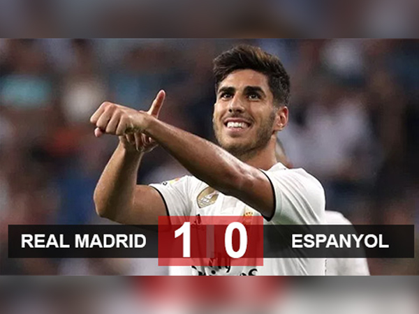 Real 1-0 Espanyol: Asensio giải cơn khát bàn thắng ở La Liga