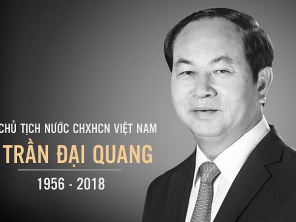 Các đoàn không mang vòng hoa khi viếng Chủ tịch nước Trần Đại Quang