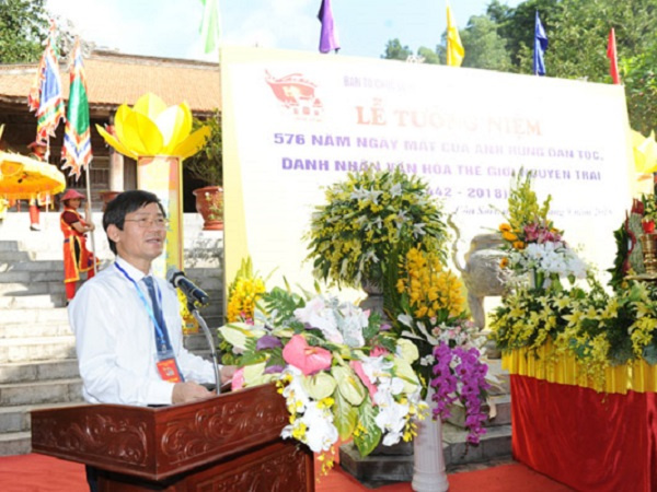 Lễ tưởng niệm 576 năm ngày mất của Anh hùng dân tộc Nguyễn Trãi
