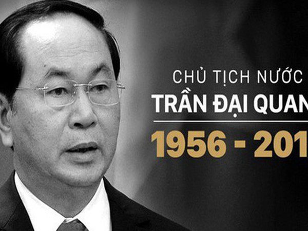 Nhiều nước để Quốc tang Chủ tịch nước Trần Đại Quang