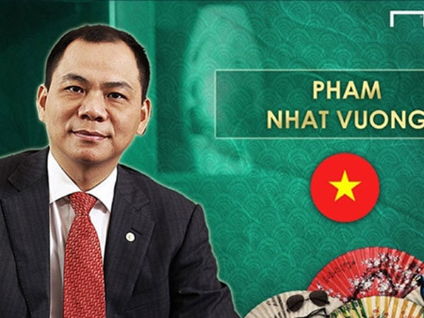 Ông chủ Tập đoàn Vingroup lọt top những ông bầu giàu nhất Châu Á