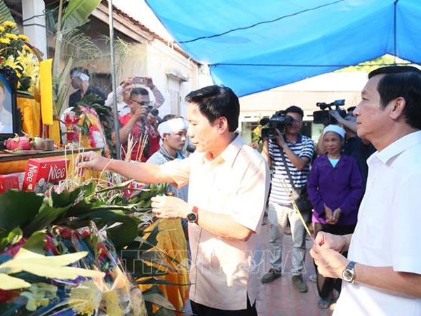 Tỉnh Thái Nguyên thăm hỏi gia đình các nạn nhân vụ trọng án 7 người thương vong