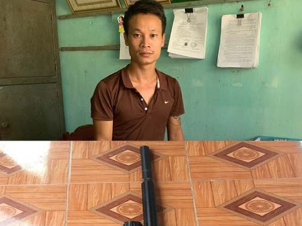Dùng súng hơi tự chế bắn... đùa khiến một người bị thương