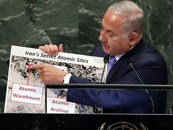 Thủ tướng Israel tiết lộ bí mật về hạt nhân Iran tại Liên Hợp Quốc