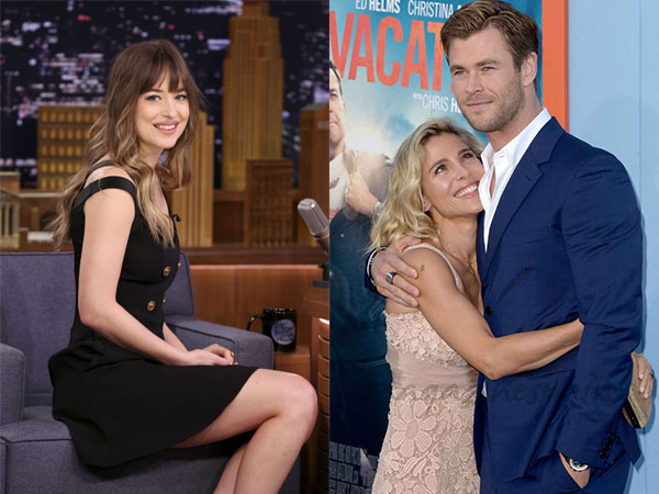 Vợ của 'Thor' Chris Hemsworth dằn mặt mỹ nhân 50 Sắc Thái vì lo bị giật chồng?