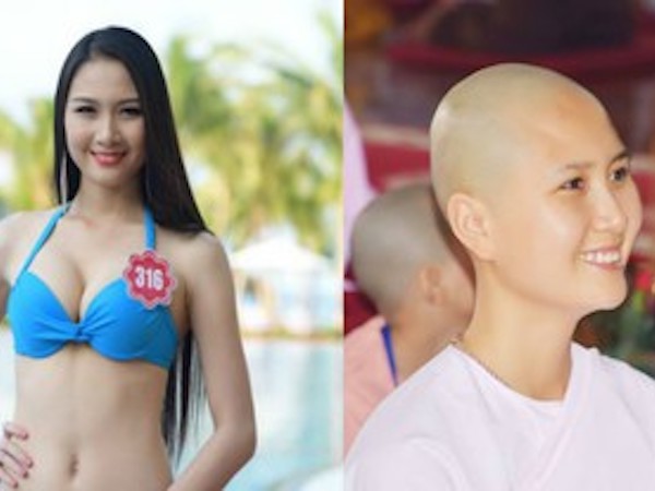Người đẹp Hoa hậu Việt Nam 2014 xuất gia ở tuổi 24