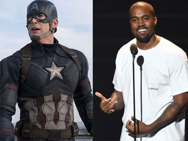 'Captain America' chỉ trích Kanye West vì ủng hộ ông Trump