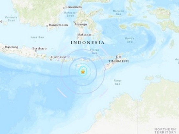 Động đất kép ở phía nam Indonesia