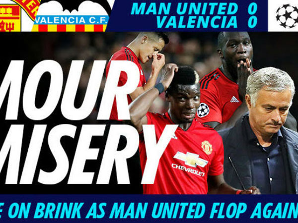 MU hòa đau Valencia: Báo chí Anh 'xót thương' Jose Mourinho