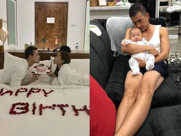 Năm ngoái còn tổ chức sinh nhật lãng mạn bên vợ, vậy mà năm nay Nam 'Ngày ấy mình đã yêu' lại tất bật... trông con