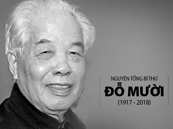 Tổng Bí thư Nguyễn Phú Trọng làm Trưởng ban Lễ tang ông Đỗ Mười