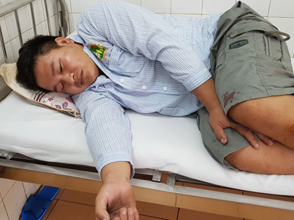 Bắt thanh niên chém 3 cảnh sát hình sự