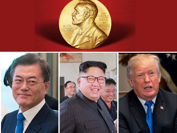 Bộ ba Kim - Moon - Trump: Ứng viên giải Nobel Hòa bình 2018