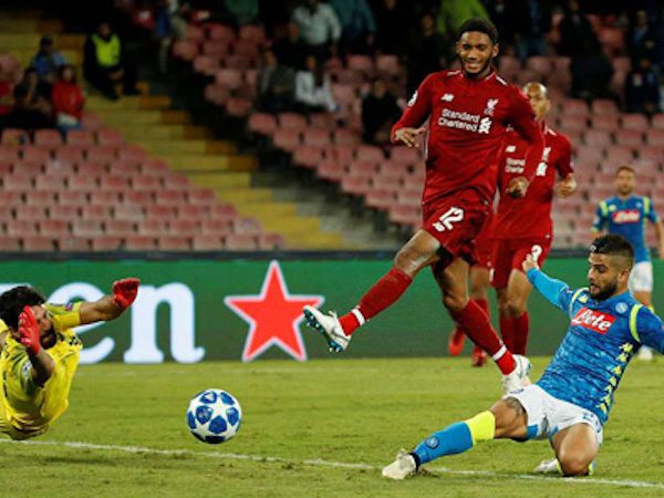 Ngã ngựa ở Napoli, Liverpool 3 trận không thắng