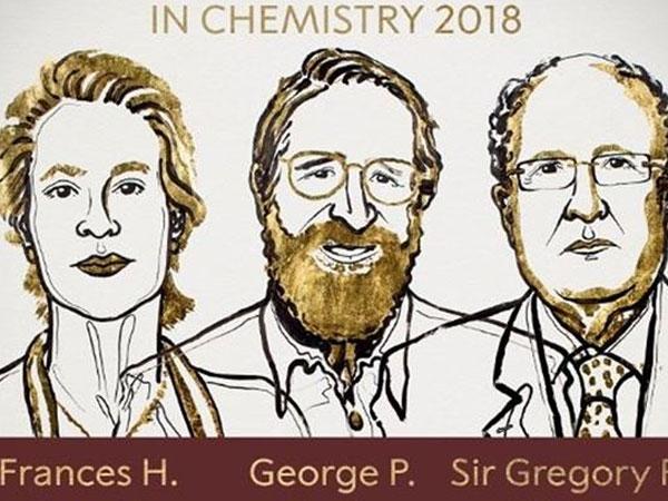 Nobel Hóa học 2018 vinh danh 3 nhà khoa học đến từ Mỹ và Anh