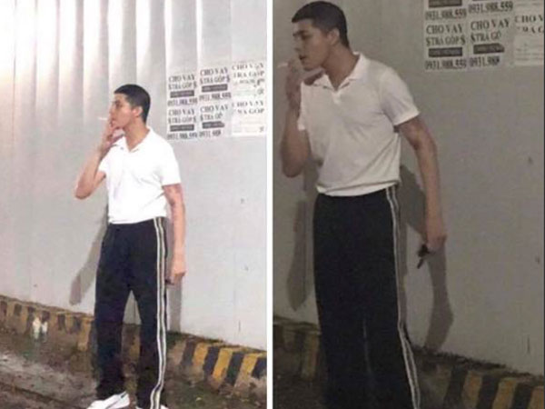 HOT: Rò rỉ hình ảnh được cho là Noo Phước Thịnh cắt đầu đinh, hút thuốc lá giữa ồn ào bị kiện đòi gần 1 tỷ đồng
