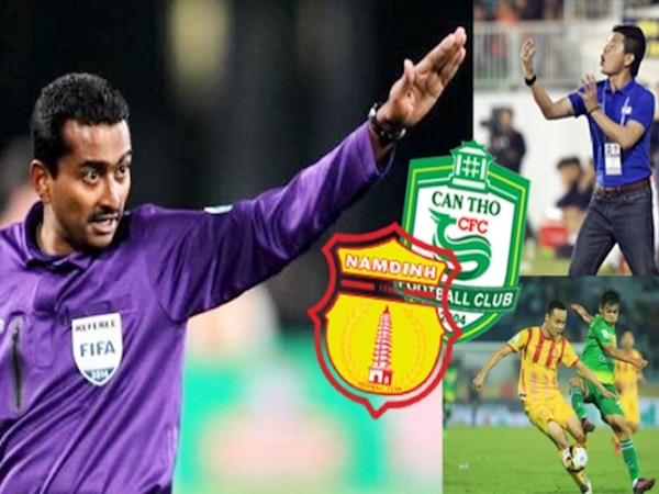 Trọng tài FIFA người Malaysia cầm còi trận cầu 'sinh tử' Cần Thơ-Nam Định