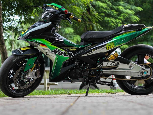 Ngắm Exciter độ 'hàng khủng' trên 400 triệu đồng của dân chơi Hà Nội