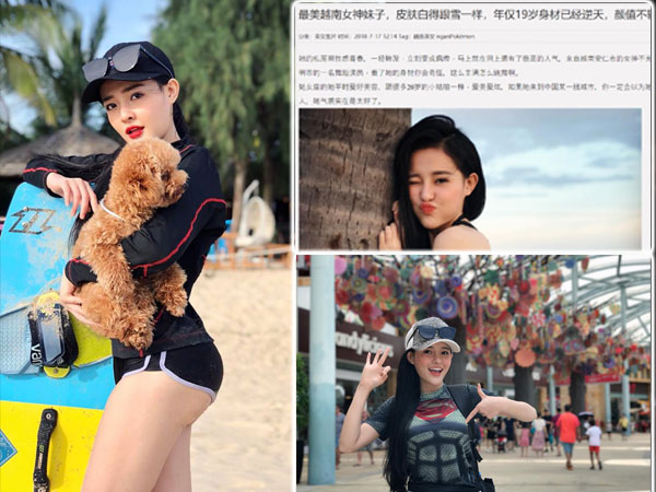 Ngân 98 được báo Trung Quốc khen nức nở, được gọi là 'nữ thần đẹp nhất Việt Nam'