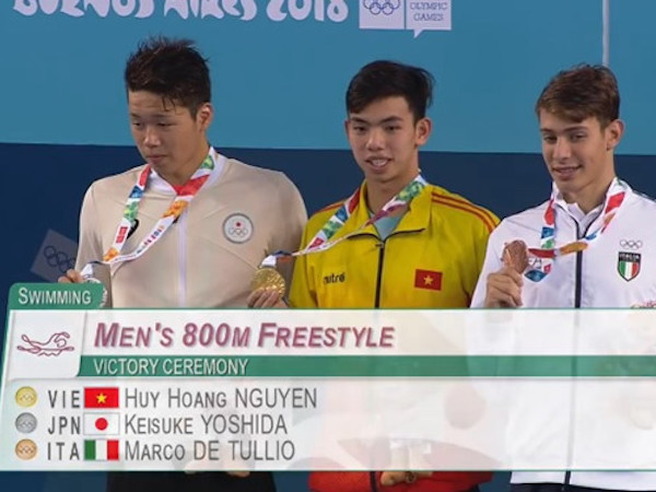 Nguyễn Huy Hoàng xuất sắc giành HCV Olympic trẻ