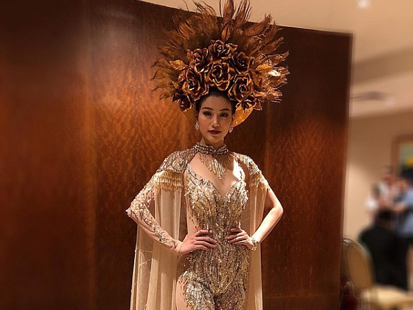 Phương Khánh giành Huy chương Vàng trang phục dân tộc tại Hoa hậu Trái đất 2018