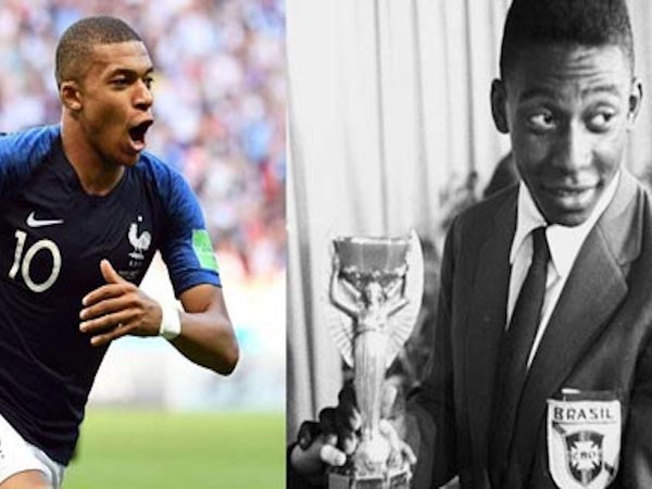 Vua Pele cũng 'ghen' với tài năng của Mbappe