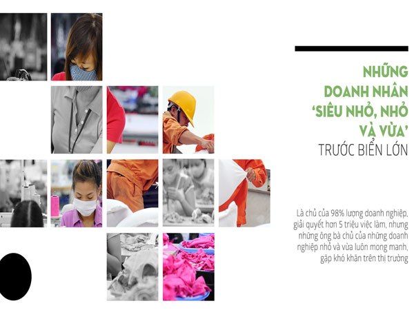 Những doanh nhân 'siêu nhỏ, nhỏ và vừa' trước biển lớn