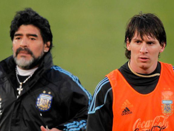 Maradona: Hãy thôi 'thần thánh hóa' Messi