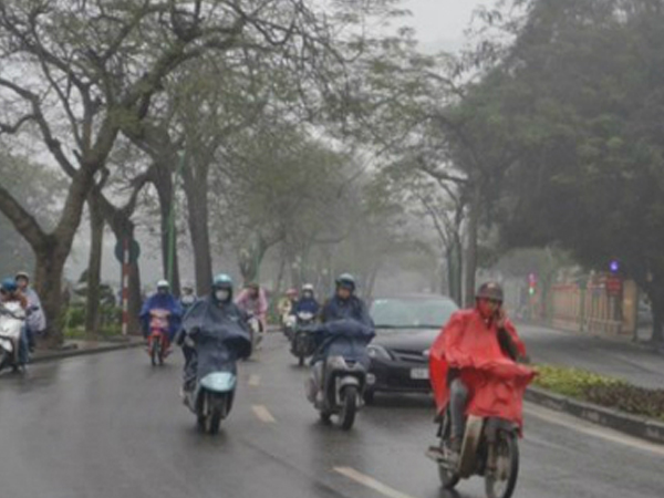 Miền Bắc mưa nhỏ đến hết tuần